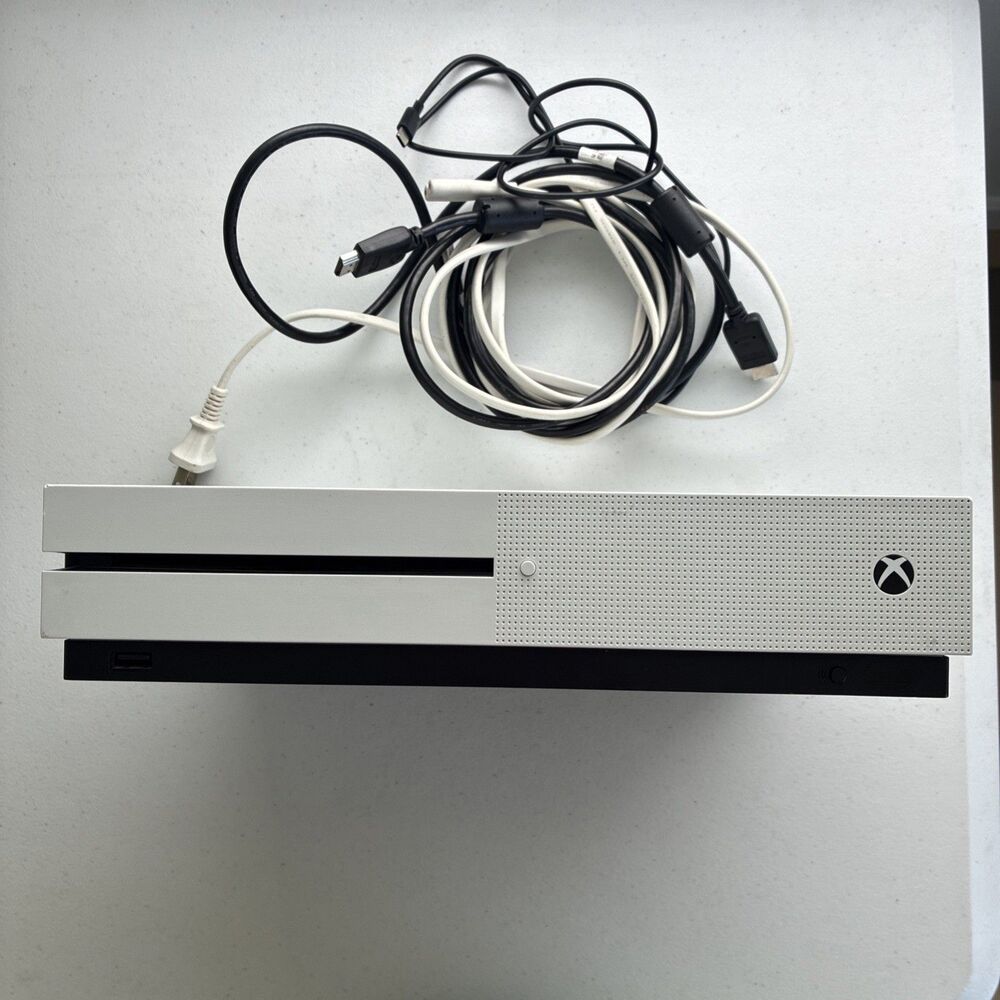Microsoft Xbox One S Console - White For Parts Or Repair HDMI PORT
